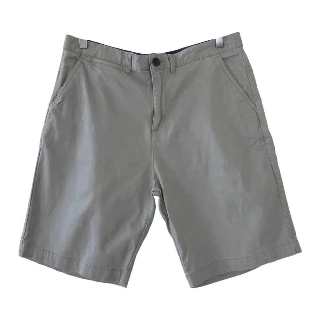 Men's Gray Chino Shorts by Jachs New York Summer Travel Casual Sz. 34